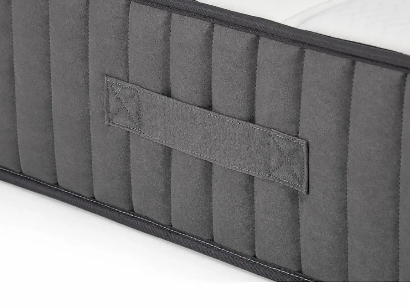 Palacio Colchón híbrido muelles espuma 24 cm AUDACE 160x200 cm Blanco Discount