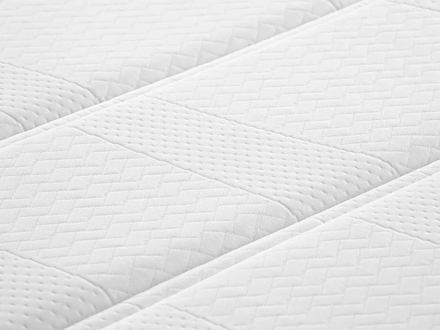 Palacio Colchón híbrido muelles espuma 24 cm AUDACE 160x200 cm Blanco Discount