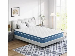 DripeX Colchones - 160X200Cm|Colchón Híbrido 160x200cm - esp.27cm - muelles ensacados 7 zonas - hipoaalergénico - transpirable - Medio-Firme