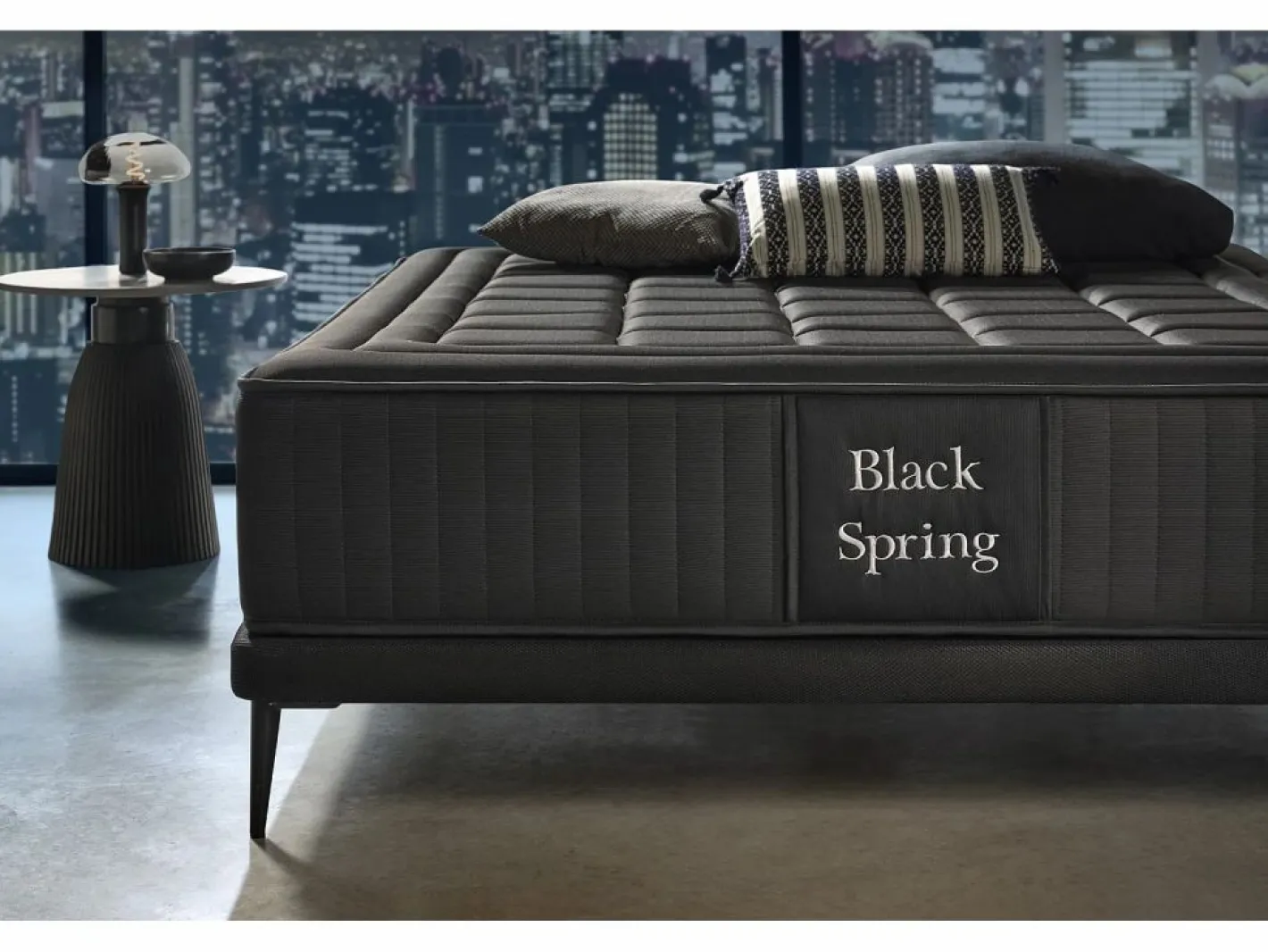 Moonia Colchón Muelles Ensacados|Colchón Muelles Ensacados Black Spring Royal, 135x190 cm -