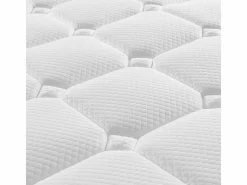 DripeX Colchón ortopédico ignífugo de 160 x 200 cm con 4 asas, OEKO-TEX®, 20 cm de grosor, transpirable, 7 zonas de muelles ensacados New