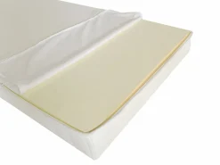 Ysmée Colchón para cama evolutiva hasta 90x190 cm Blanco Hot