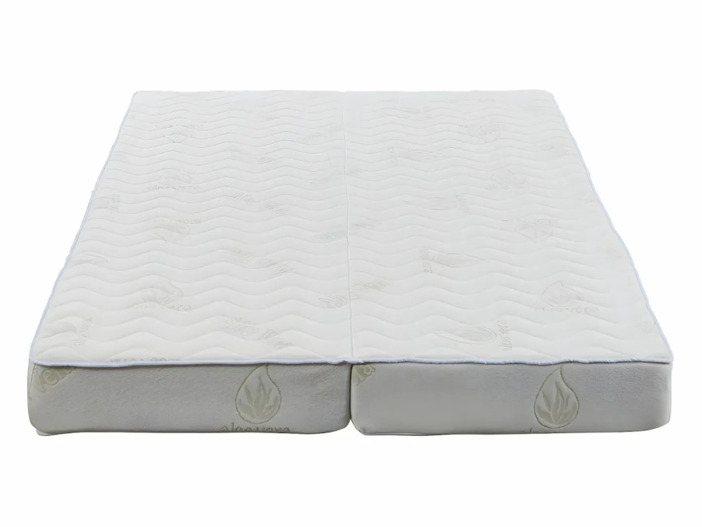 NATUREA Colchón para clic-clac ALOHA de 16cm - 130x190cm Blanco New