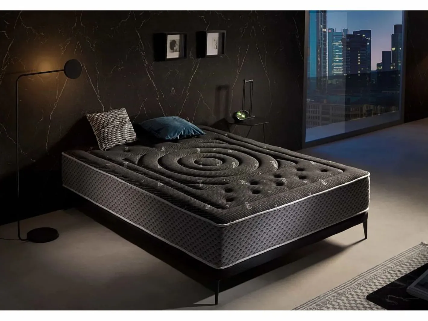 Moonia Colchón Premium Black Multizone, 27cm - 90x190 cm New