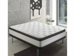 Colchón Supreme 90x190 cm Viscoelástico, 27 cm de Altura, Foam AirSistem, Firmeza media^VS Venta-stock Hot