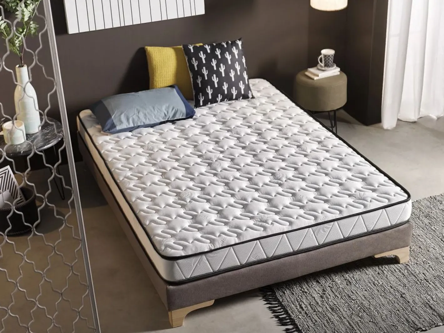 Eccox Colchón Relax|Colchón Visco Memory Grafeno 140x180 Altura 30cm ±2