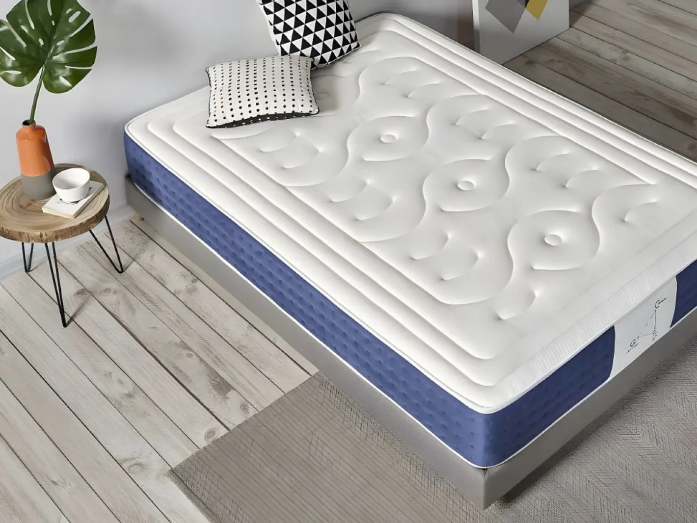Eccox Colchón Visco 90x180cm Memory Sistem Plus Altura 30cm +/-2 Hot