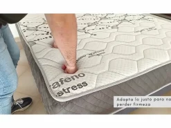 Colchón Viscoelástico 30cm Alta gama | 150x190 | Ideal para Personas con Dolores de Espalda | Alta Firmeza | Carbono-Grafeno Anti-Stress Clearance