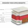 Colchón Viscoelástico. Deluxe 135x200 Especial Sobrepeso Altura 25cm ±2^Eccox Online