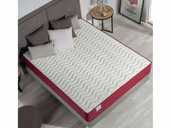 Colchón Viscoelástico 120x190 altura:21cm Gredos Blanco - Nalui Discount