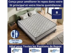 Colchón Viscoelástico 180x200 Especial Cama Principal, Todos los Tamaños | Altura 30cm^Dagostino Home Best