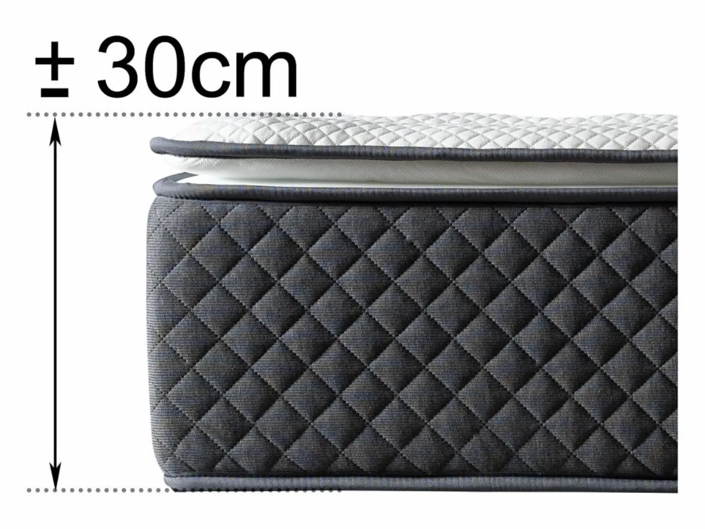 Dagostino Home Colchones - 180X200Cm|Colchón Viscoelástico 180x200 Especial Cama Principal, Todos los Tamaños | Altura 30cm