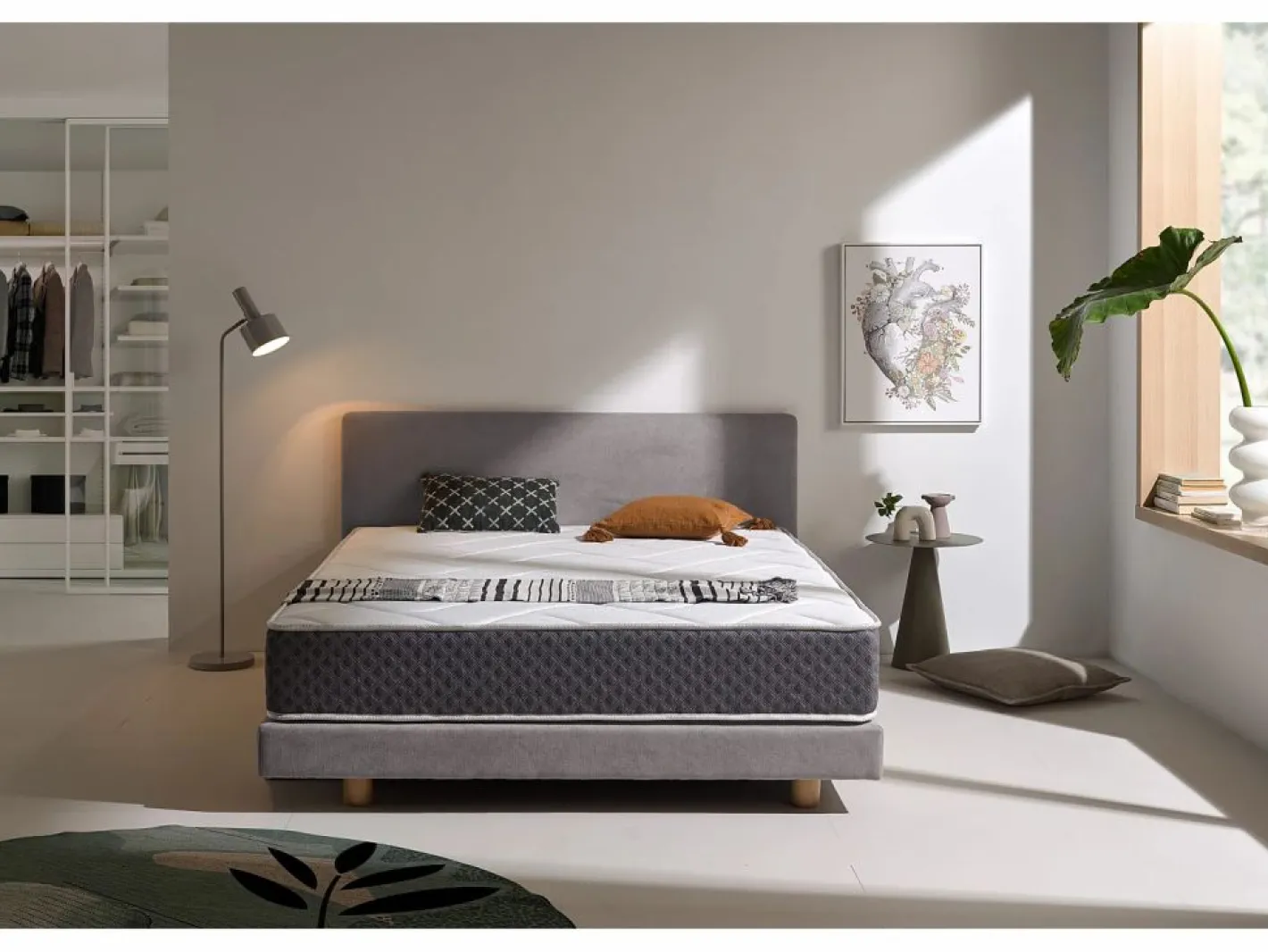 Colchón 100x190 Visco 22 cm +/-2 LUXURY GRAFENO THERAPY.^Eccox Clearance