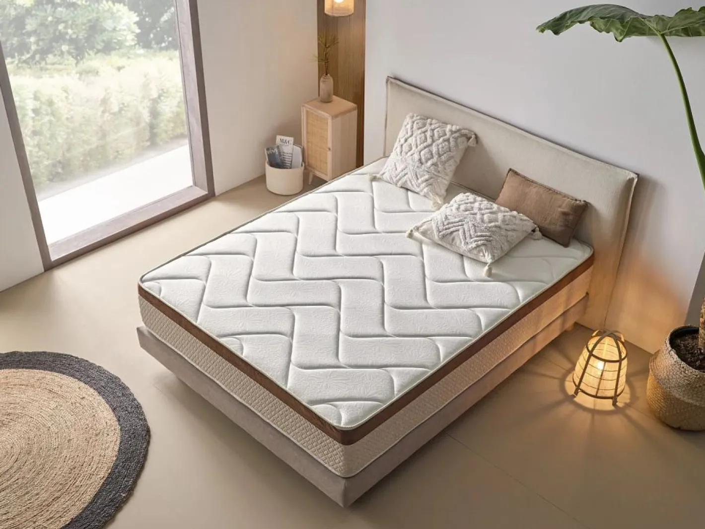 Colchón 100x180 Visco 25 cm +/-2 REAL BIO CONFORT.^Eccox Outlet