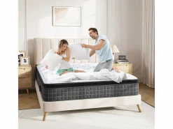 DripeX Colchón 90x200cm anti-fuego muelles ensacados - esp.25cm - soporte ergonómico 7 zonas - transpirable - silencioso Best