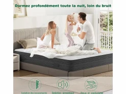 Colchón 160x200cm muelles ensacados - esp.25cm - soporte 7 zonas - con asa - Hipoaalergénico^DripeX New