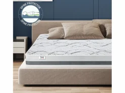 The White Stone Colchón 90x190espuma viscoelástica | Premium Quality |Ortopédico | Altura 22 cm | Made in Italy Clearance
