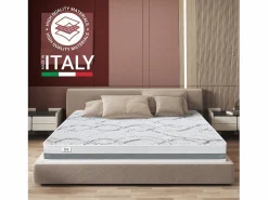 The White Stone Colchón 140x190espuma viscoelástica | Premium Quality |Ortopédico | Altura 27 cm | Made in Italy Best