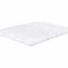 SENHO Sobrecolchón|Colchoncillo 160x200 cm grosor 5,3 cm espuma viscoelástica, funda stretch desenfundable, base antideslizante - PLUME