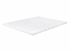 SENHO Sobrecolchón|Colchoncillo 160x200 cm grosor 5,3 cm espuma viscoelástica, funda stretch desenfundable, base antideslizante - PLUME