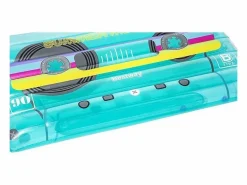 Colchoneta Hinchable para Playa o Piscina Retro Beats 174x117 cm con Diseño Multicolor en forma de Cinta de Cassete^Bestway Discount