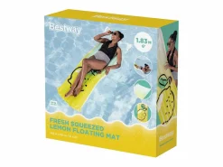 Bestway Accesorio Piscina|Deportes Náuticos|Colchoneta Inflable Limón 183x54 cm - Confort y Diversión para la Piscina