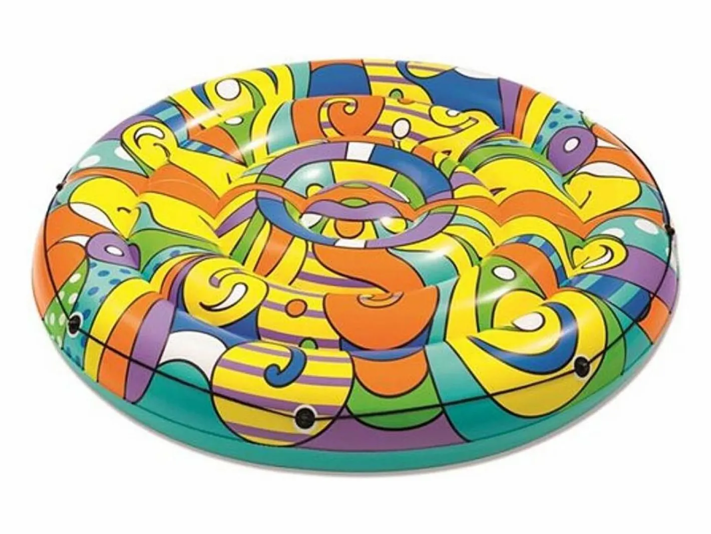Accesorio Piscina|Deportes Náuticos|Colchoneta Isla Flotante multicolor 173x173 cm