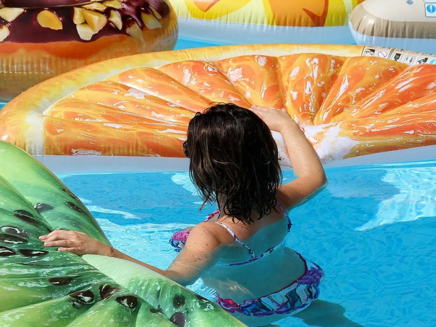 Intex Deportes Náuticos|Colchoneta rodaja 178 x 85 cm