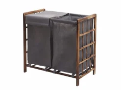 Colector de ropa -B60, marrón, tapa gris^MCW New