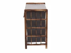 Colector de ropa -B60, marrón, tapa gris^MCW New