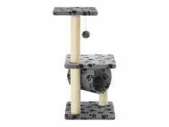 Garden Furniture Colen Rascador para gatos con poste de sisal 65 cm huellas Gris Hot