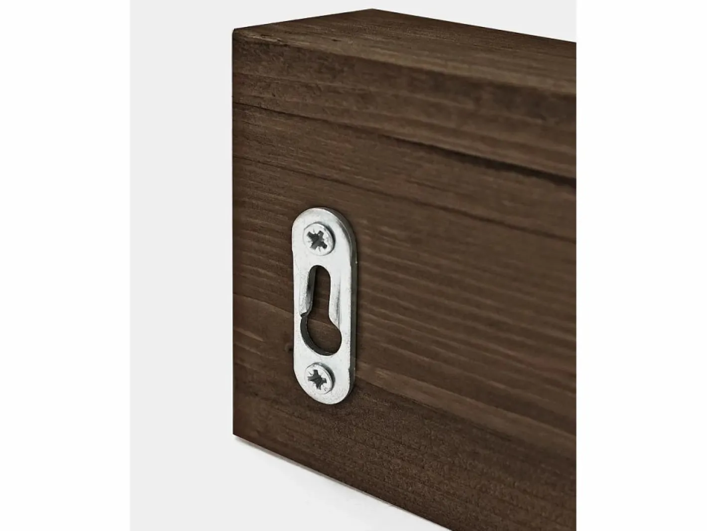 Colgador de pared de madera maciza en tono nogal de 61x9,5cm - KATE -^DECOWOOD Hot