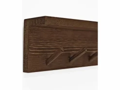 Colgador de pared de madera maciza en tono nogal de 61x9,5cm - KATE -^DECOWOOD Hot