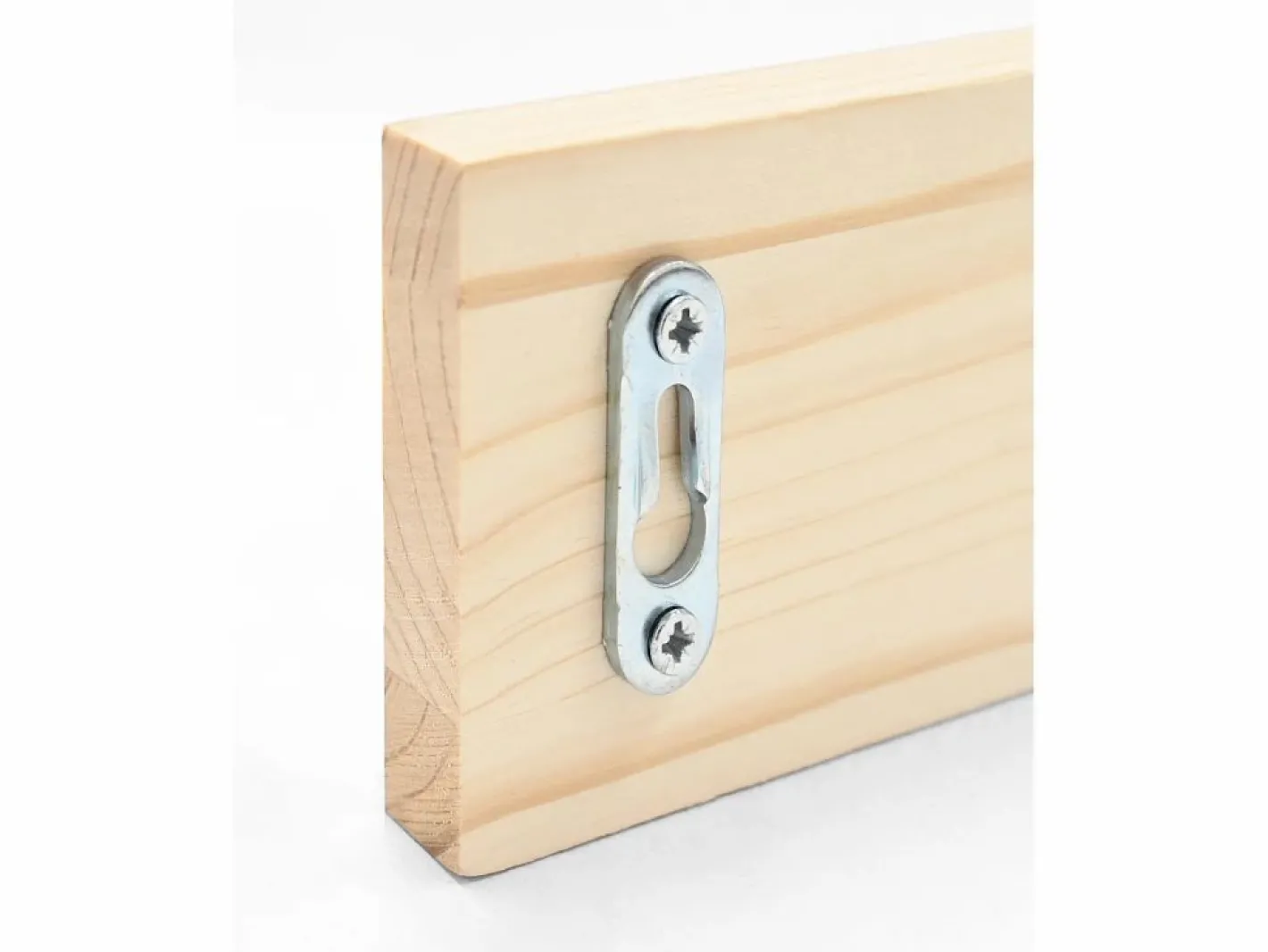 Colgador de pared de madera maciza en tono natural de 61x5cm - KATE -^DECOWOOD Sale