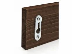 Colgador de pared de madera maciza en tono nogal de 26x5cm - KATE -^DECOWOOD Sale