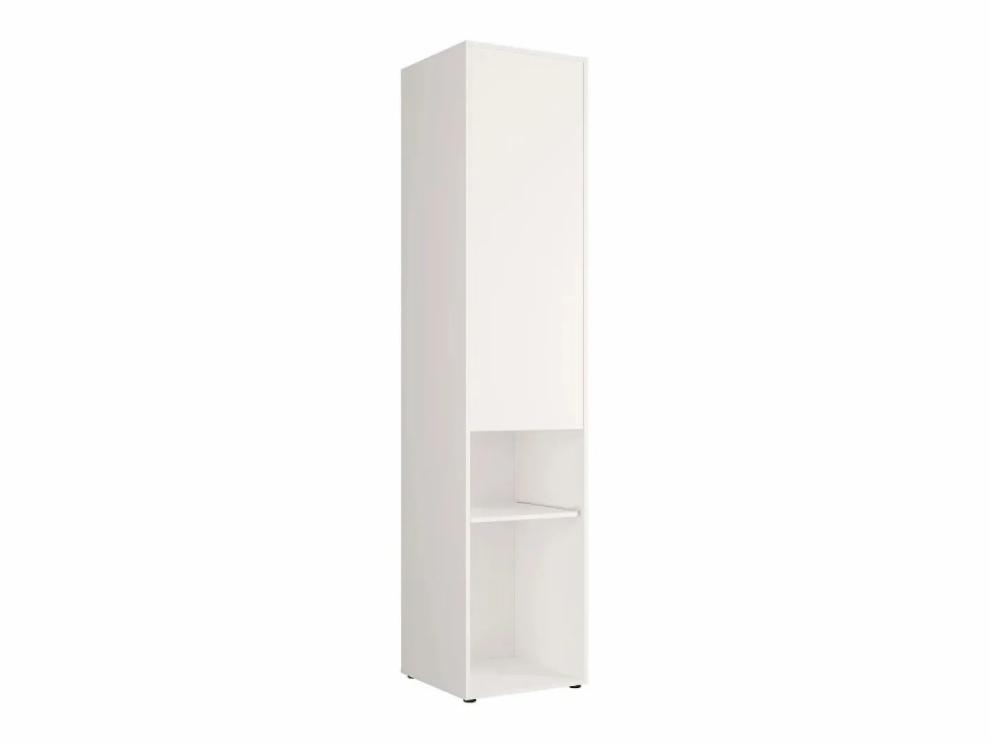 Vente-unique Armario|columna de almacenamiento para cama abatible con estante 1 puerta 2 huecos - MOVELINO