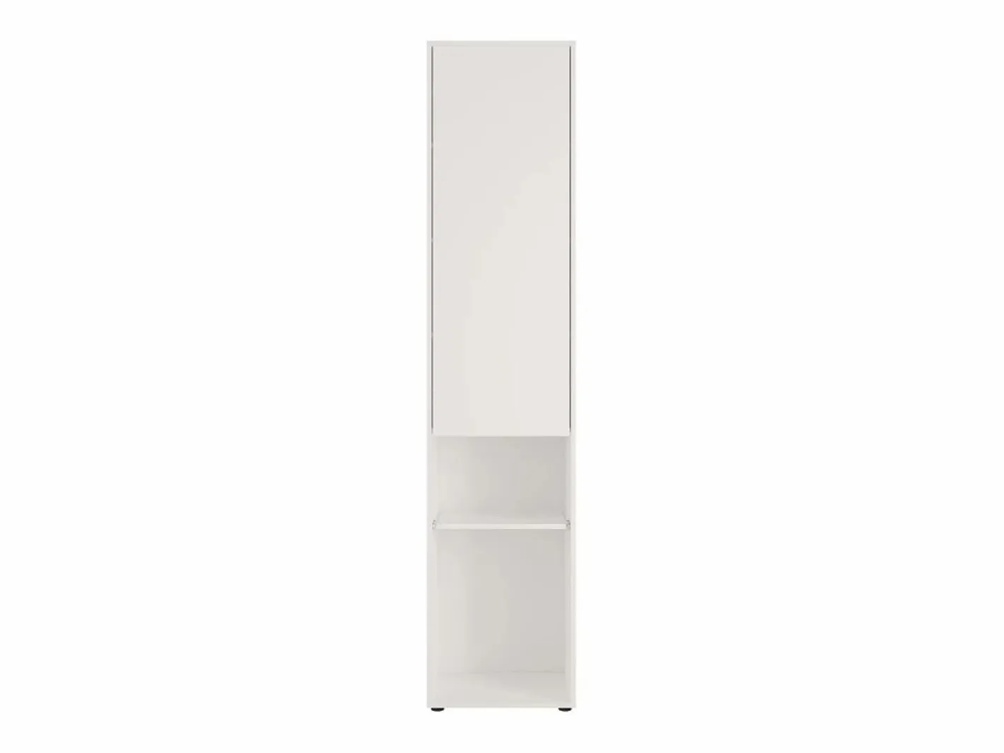 Vente-unique Armario|columna de almacenamiento para cama abatible con estante 1 puerta 2 huecos - MOVELINO