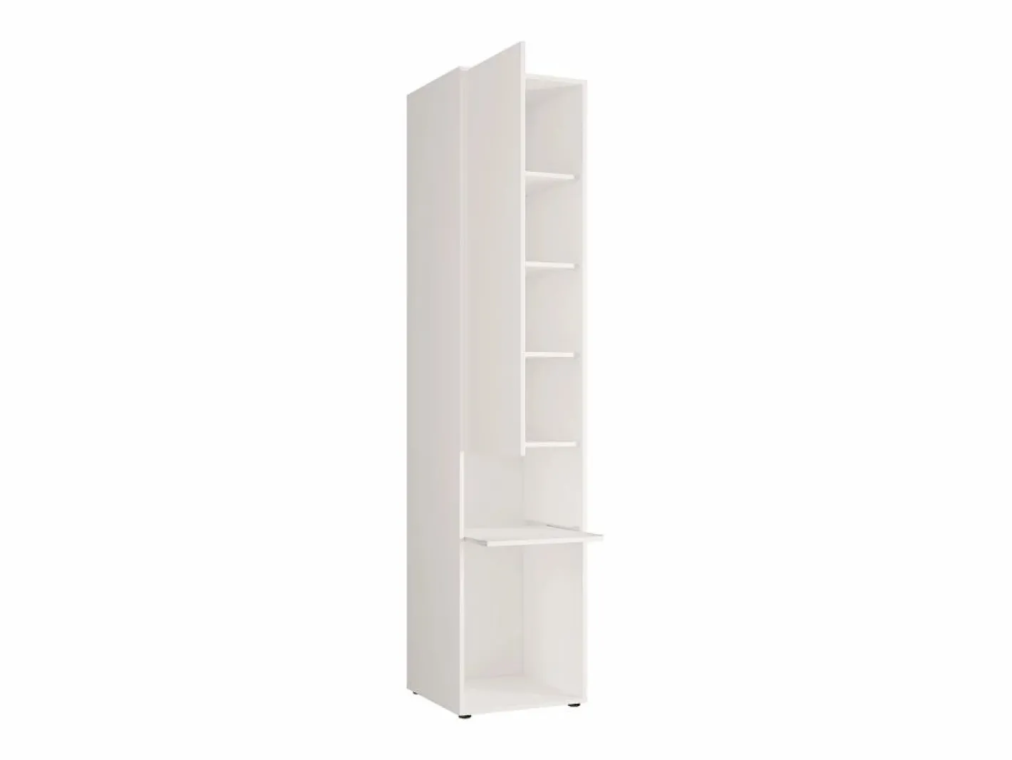 Vente-unique Armario|columna de almacenamiento para cama abatible con estante 1 puerta 2 huecos - MOVELINO