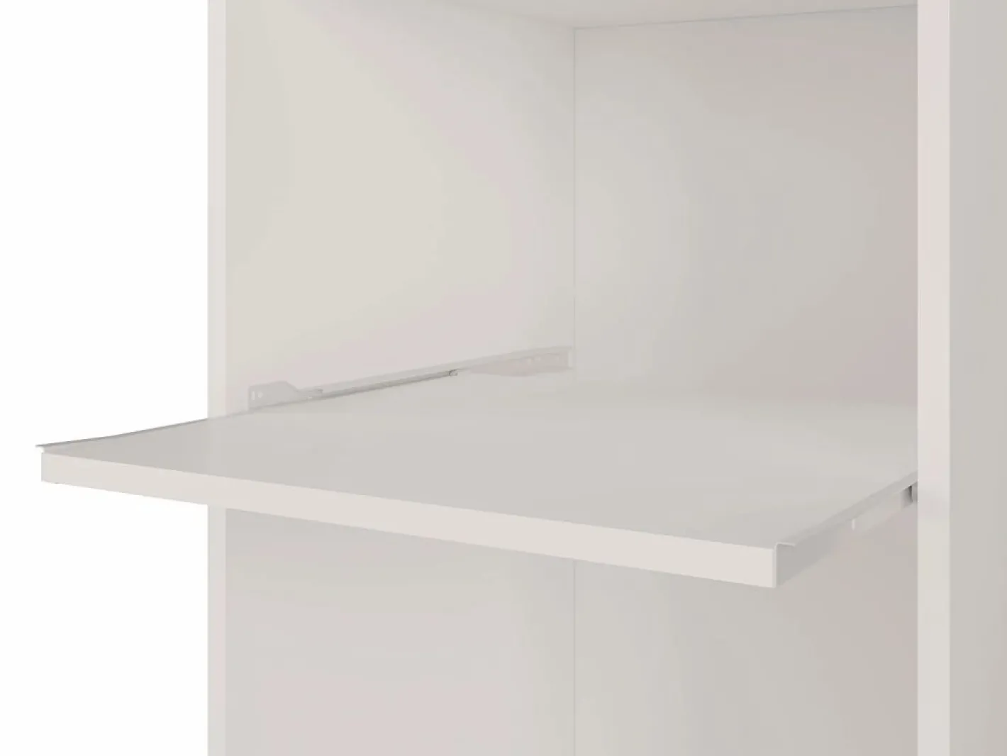 Vente-unique Armario|columna de almacenamiento para cama abatible con estante 1 puerta 2 huecos - MOVELINO