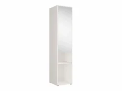 columna de almacenamiento para cama abatible con espejo huecos y armario - MOVELINO^Vente-unique Outlet