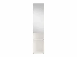 columna de almacenamiento para cama abatible con espejo huecos y armario - MOVELINO^Vente-unique Outlet