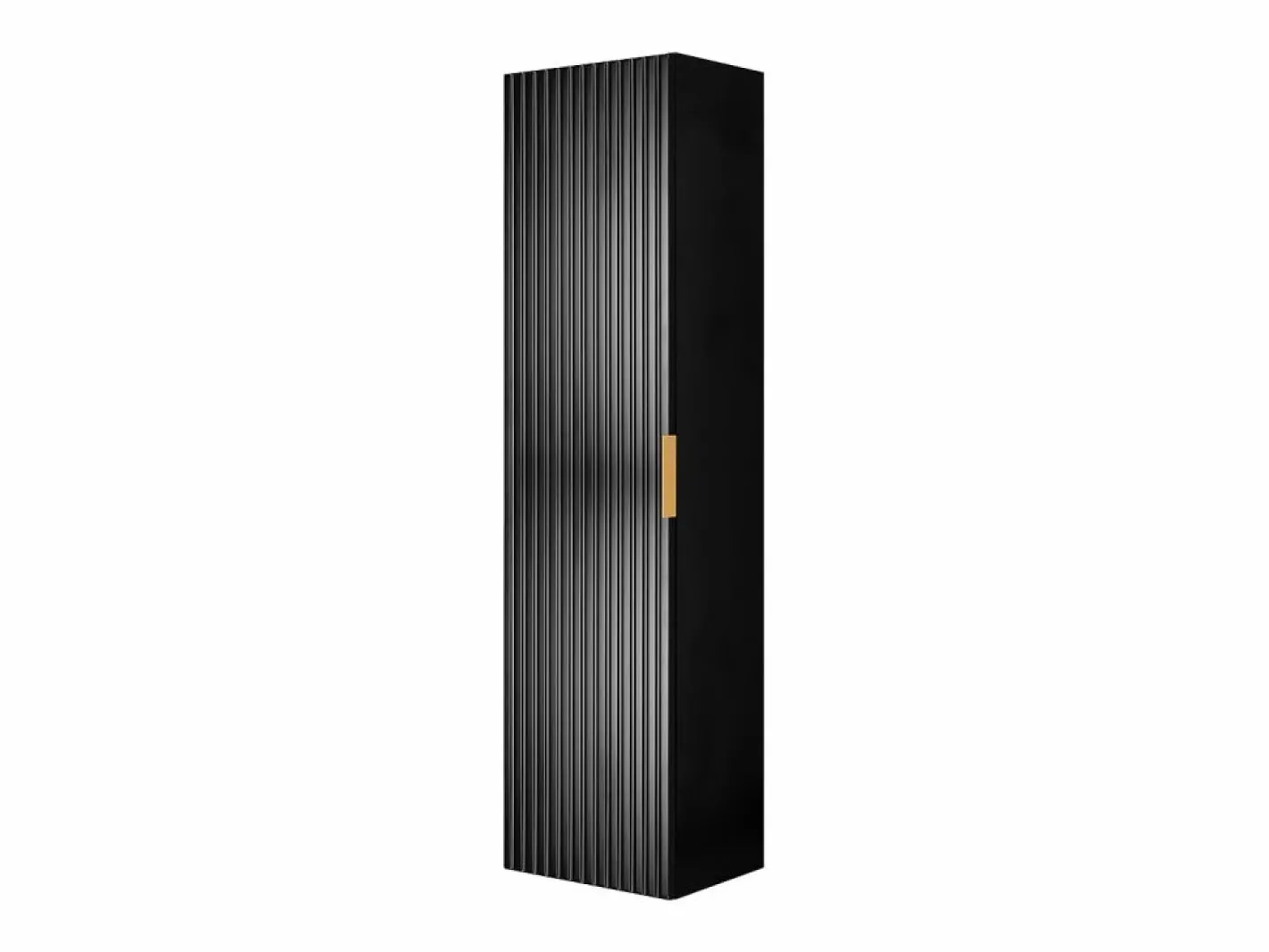 Columna De Baño|Columna de baño estriada FLOW 136 cm negra
