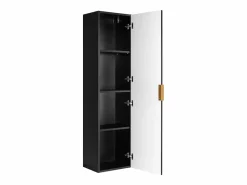 Columna De Baño|Columna de baño estriada FLOW 136 cm negra