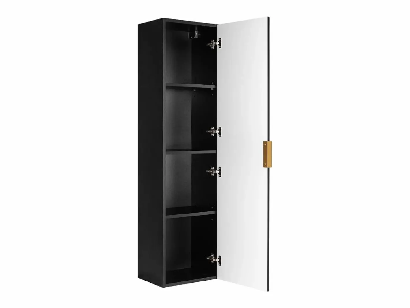 Columna De Baño|Columna de baño estriada FLOW 136 cm negra
