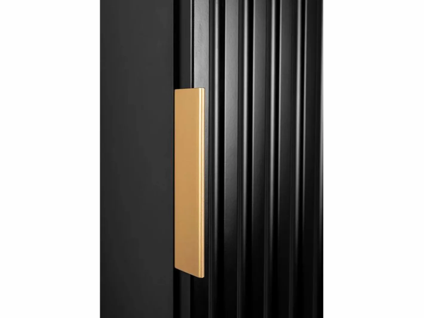 Columna De Baño|Columna de baño estriada FLOW 136 cm negra