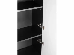 Columna De Baño|Columna de baño estriada FLOW 136 cm negra
