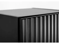 Columna De Baño|Columna de baño estriada FLOW 136 cm negra