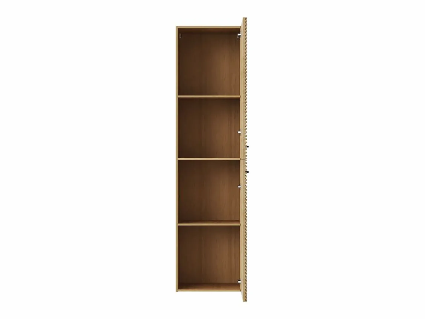 Vente-unique Columna De Baño|Columna de baño suspendida estriada - Natural claro - H140 cm - SARONE