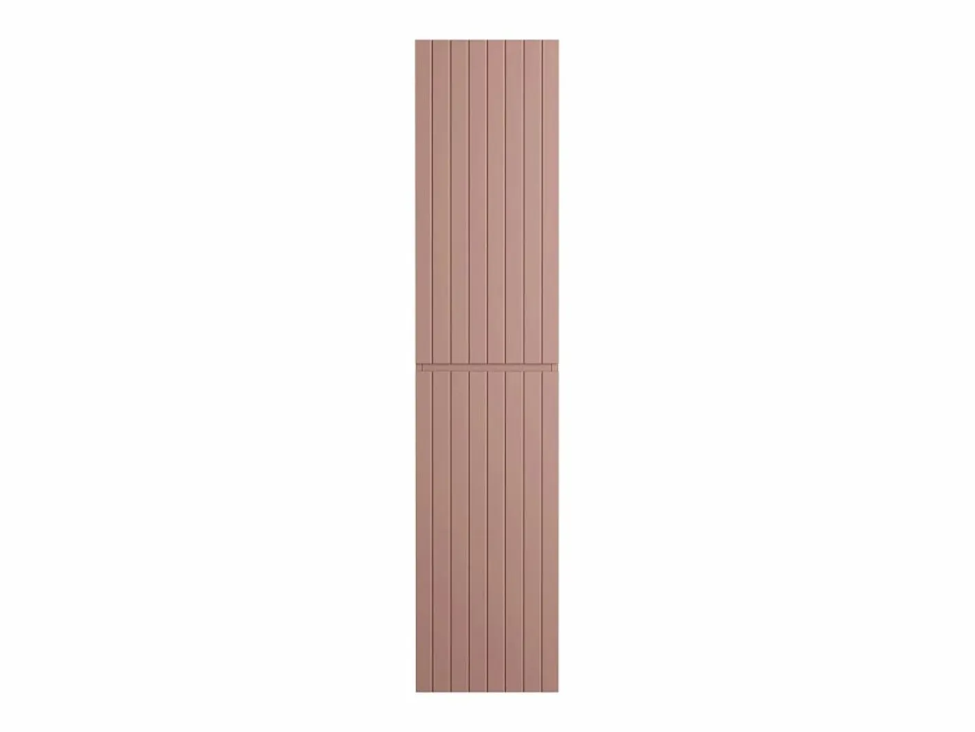 Vente-unique Columna De Baño|Columna de baño suspendida estriada rosa - Al160 cm - SATARA
