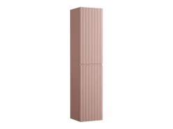 Vente-unique Columna De Baño|Columna de baño suspendida estriada rosa - Al160 cm - SATARA